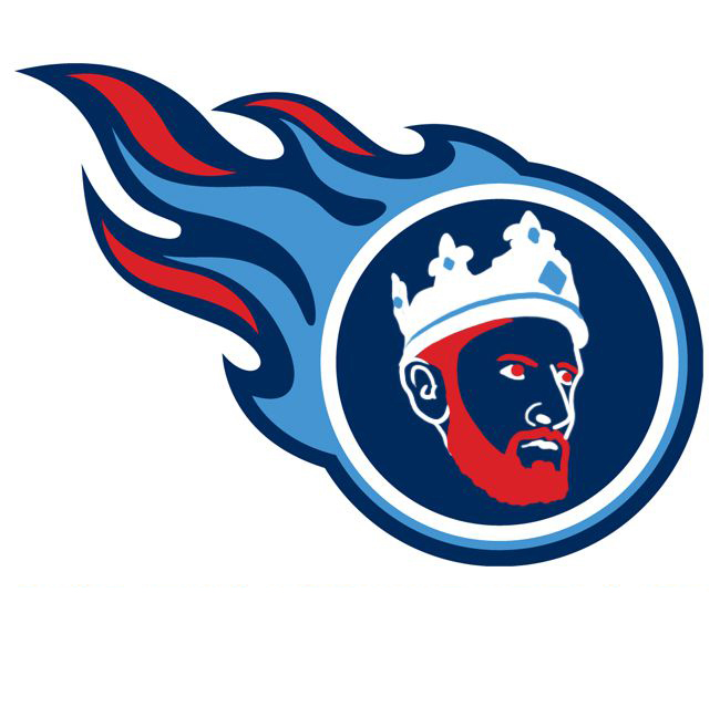 Tennessee Titans King Barrett Logo DIY iron on transfer (heat transfer)